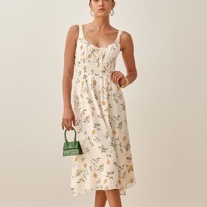 reformation hank dress sz 2